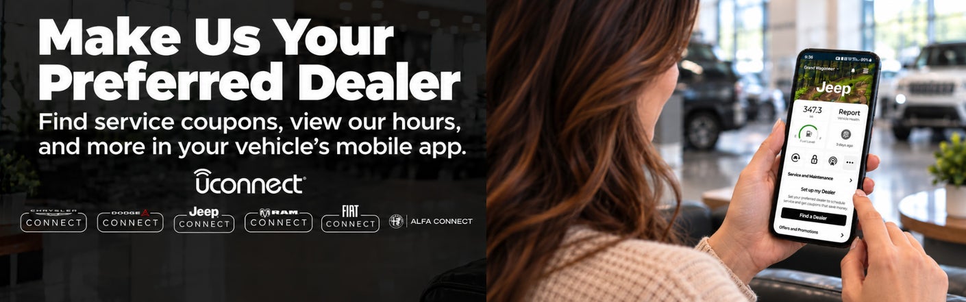 uconnect® make us your preferred dealer | Chuck Patterson Dodge in Chico CA