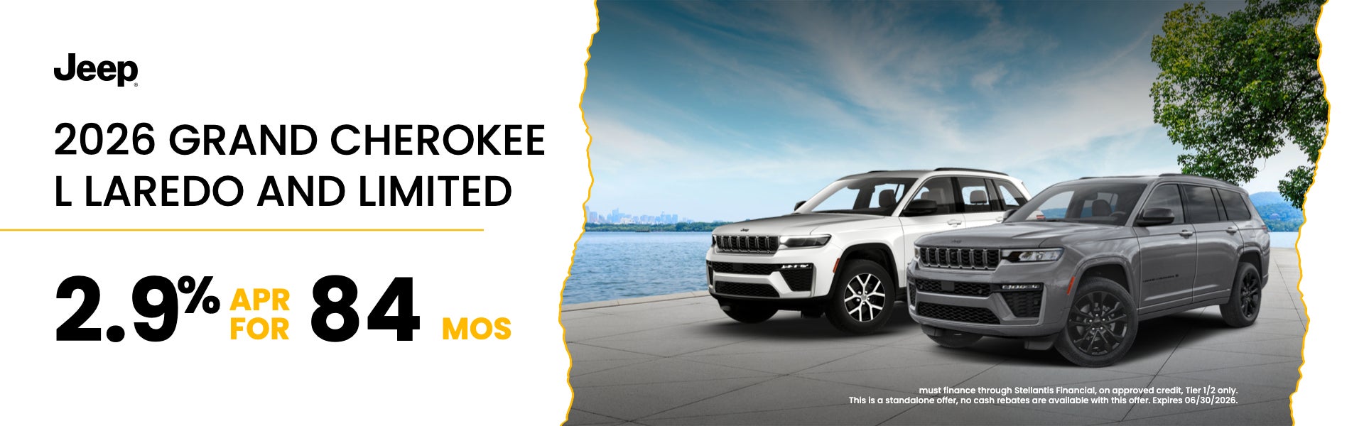 2026 Jeep grand Cherokee L Laredo and Limited