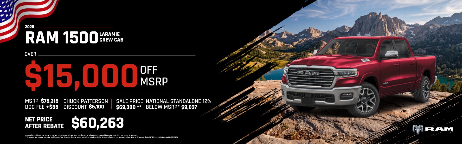 2026 Ram 1500 Laramie Crew Cab